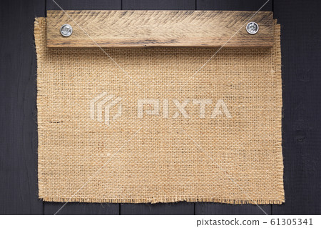 burlap hessian sacking texture on wooden burlap hessian sacking texture on wooden 61305341