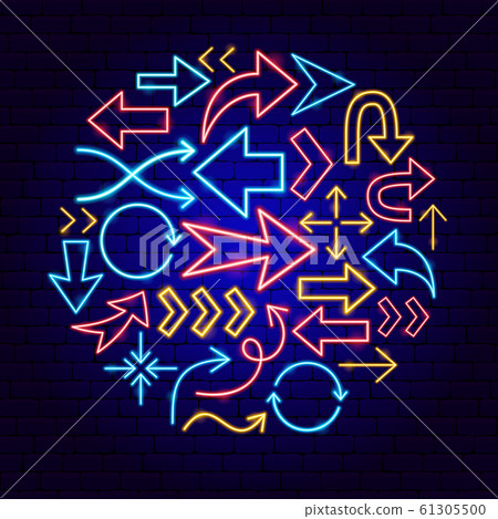 Arrow Neon Concept Arrow Neon Concept 61305500