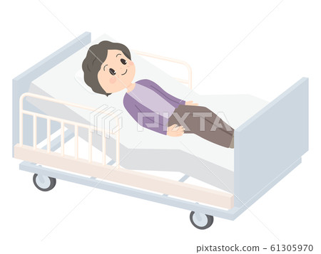 Illustration of caregiver bed gag up _ how to... - Stock Illustration ...