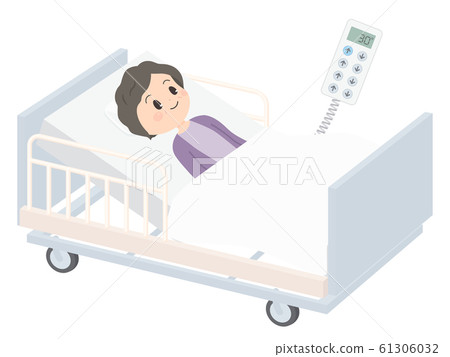 護理員臥床不起的插圖_遠程控制 61306032