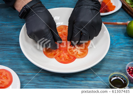 Escabeche fish dish with caviar Escabeche fish dish with caviar 61307485