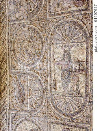 Mosaic Floor in Petra 61307637