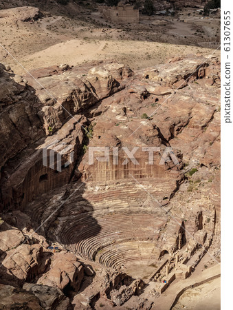 Nabatean Theatre in Petra, Jordan 61307655