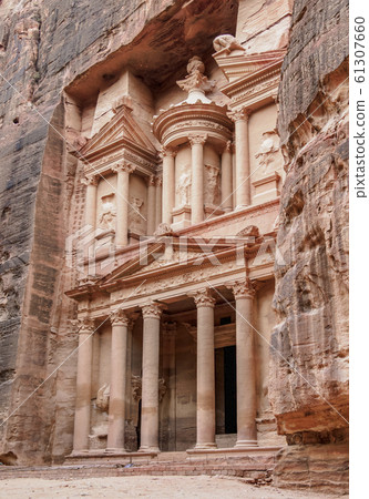 The Treasury in Petra, Jordan 61307660