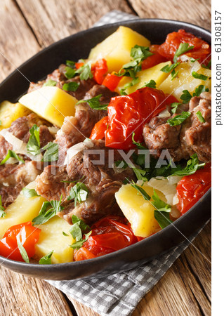 Armenian food khashlama stew with vegetables Armenian food khashlama stew with vegetables 61308157