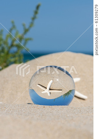 Lensball summer vacation landscape Lensball summer vacation landscape 61309279