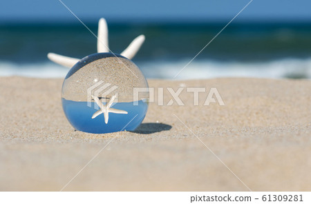 Lensball summer vacation landscape Lensball summer vacation landscape 61309281