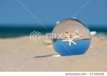 Lensball summer vacation landscape Lensball summer vacation landscape 61309286