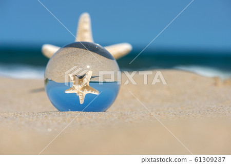 Lensball summer vacation landscape Lensball summer vacation landscape 61309287