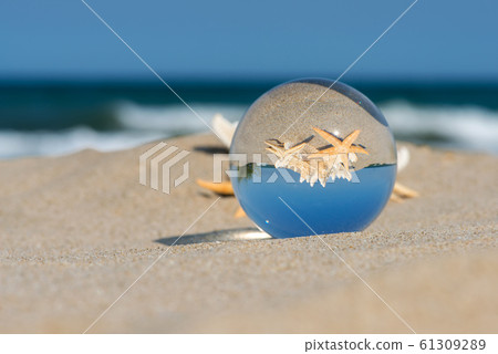 Lensball summer vacation landscape Lensball summer vacation landscape 61309289
