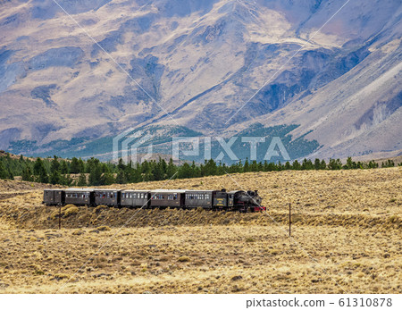 Old Patagonian Express La Trochita in Patagonia, Old Patagonian Express La Trochita in Patagonia, 61310878