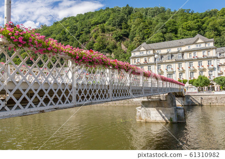 Bridge and Buildings at the spa town Bad Ems at 61310982