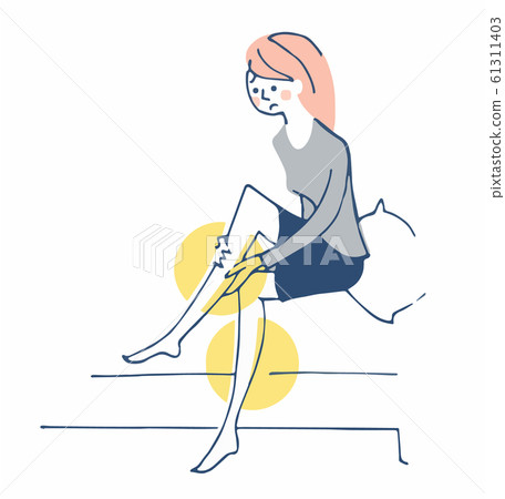 一個關心腳腫脹的女人 61311403