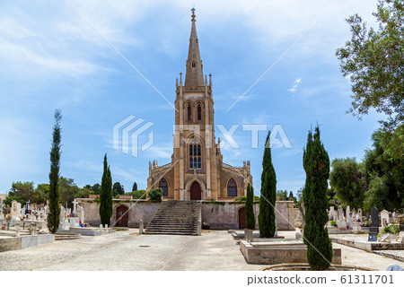 Neo-Gothic Addolorata Cemetery in Malta 61311701