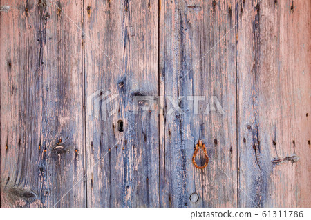 The texture of wooden doors on the island of Malta 61311786