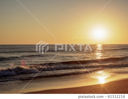 Faro Beach in Algarve, Portugal 61312218