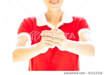 A woman wishing you a happy Chinese New Year A woman wishing you a happy Chinese New Year 61312316