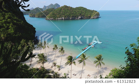 aerial shot of exotic island thailand marine park aerial shot of exotic island thailand marine park 61312823