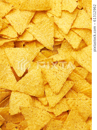 Background of Mexican nachos chips 61312962