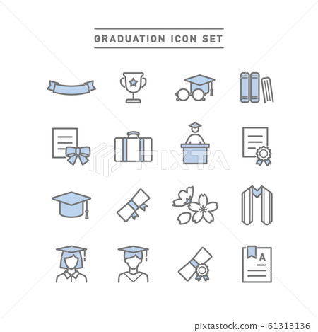 graduate, graduation, icon 61313136