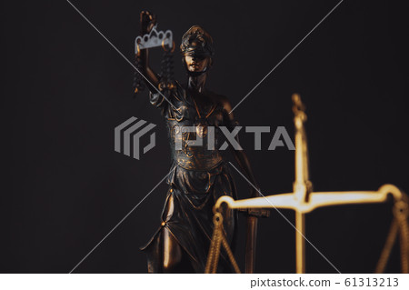The Statue of Justice symbol, legal law concept image The Statue of Justice symbol, legal law concept image 61313213