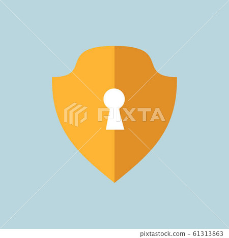 Vector shield icon. Security vector icon. Shield 61313863