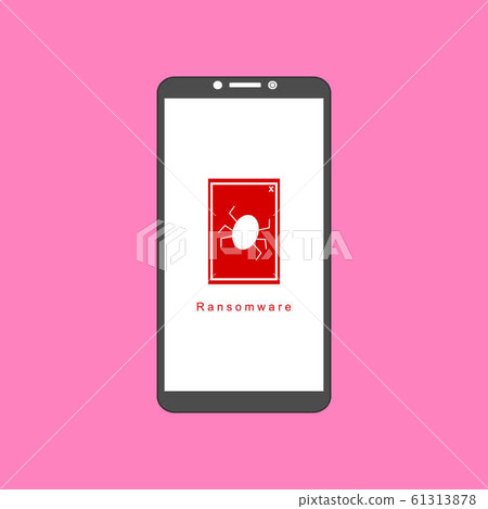smartphone virus alert. Malware trojan smartphone virus alert. Malware trojan 61313878