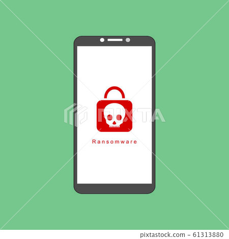 smartphone virus alert. Malware trojan smartphone virus alert. Malware trojan 61313880