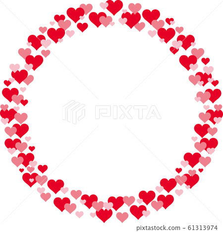 Heart ring red illustration 61313974