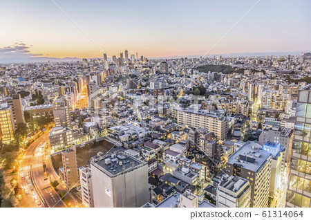 從東京文京區後樂園出發的東京夜景 61314064