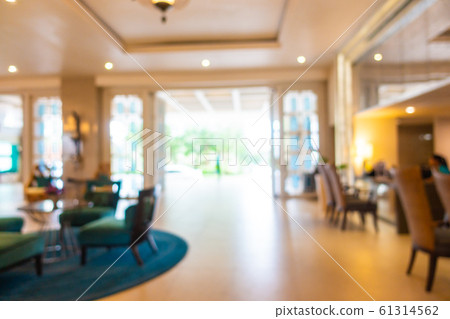 Abstract blur hotel lobby interior room Abstract blur hotel lobby interior room 61314562