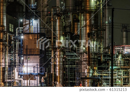 工廠夜景 61315213