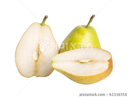Chinese fragrant pear an isolated on white 61316358