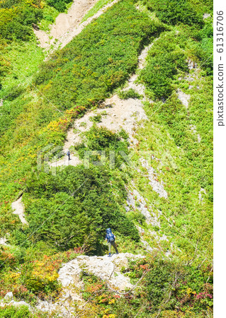 Goryudake登山在秋天 61316706