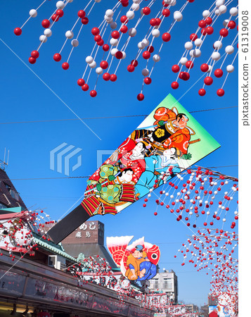 新年淺草仲見世街 61319008
