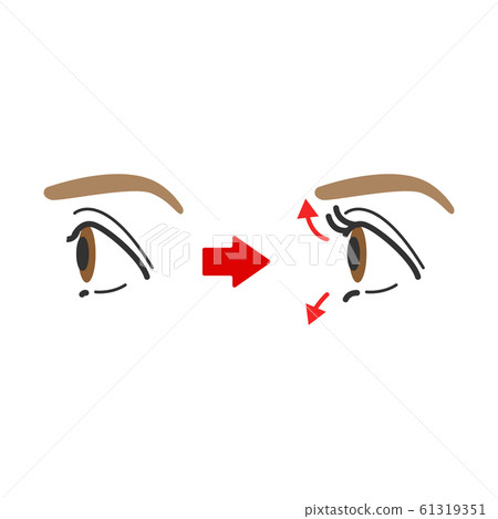 Eyelash extensions Eyelashes Before After 61319351