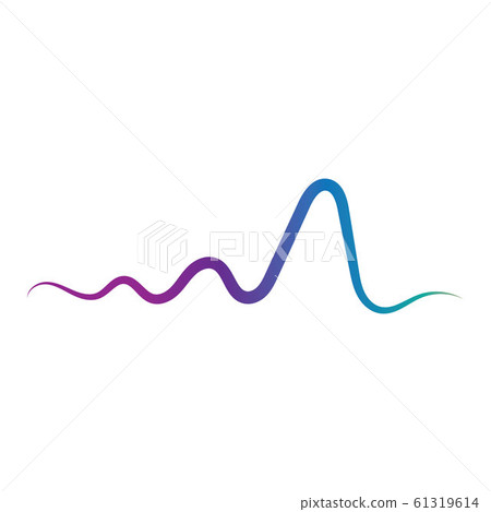 Sound waves vector illustration Sound waves vector illustration 61319614
