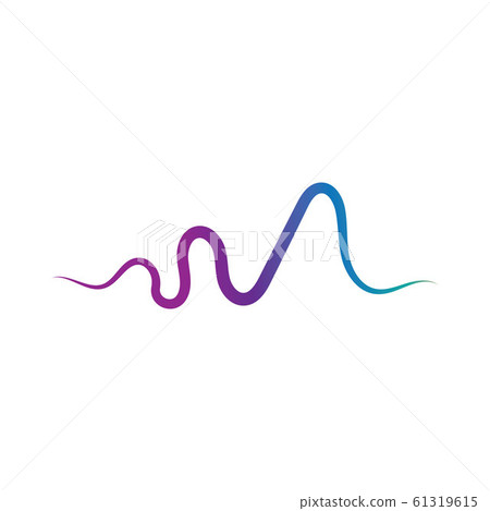 Sound waves vector illustration Sound waves vector illustration 61319615
