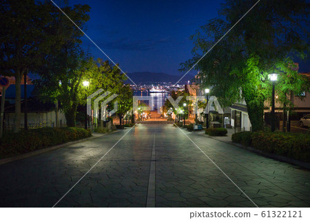 Night view of Yawatazaka 61322121
