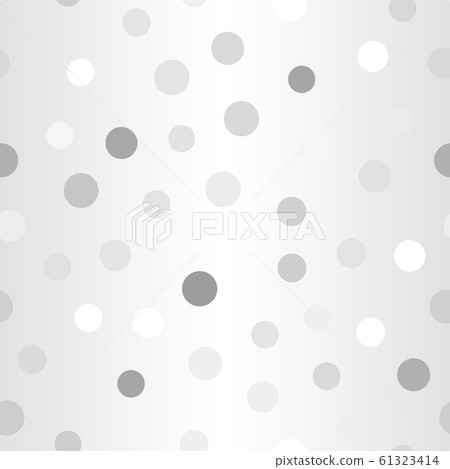 Gradient polka dot pattern. Seamless vector 61323414