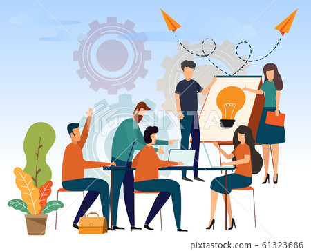 Business people teamwork composition with Business people teamwork composition with 61323686