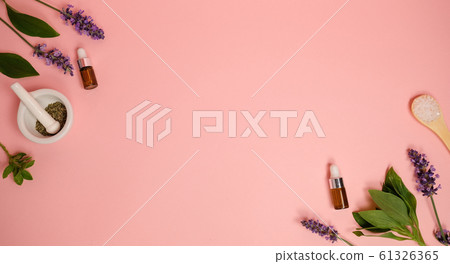 skin care product on pink flat lay backgroung . skin care product on pink flat lay backgroung . 61326365