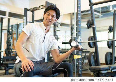 Gym muscle training weight training sports club Gym muscle training weight training sports club 61326521