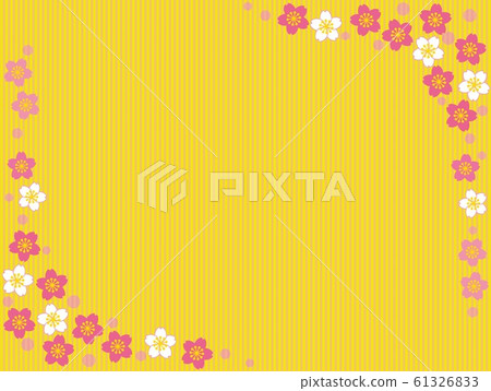 櫻花，框架，條紋 61326833