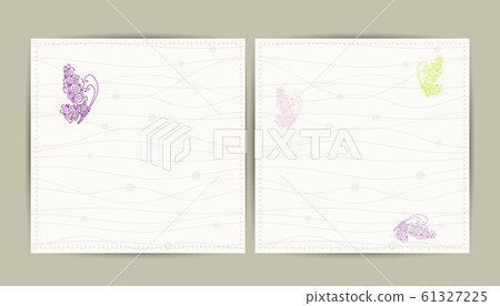 Abstract postcard with butterfly for your design Abstract postcard with butterfly for your design 61327225