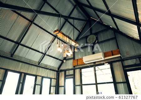 The light bulb in the vintage coffee shop The light bulb in the vintage coffee shop 61327767