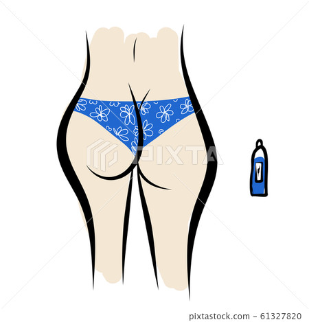 Sexy female buttocks in panties Sexy female buttocks in panties 61327820