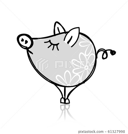 Cute piggy for your design Cute piggy for your design 61327998