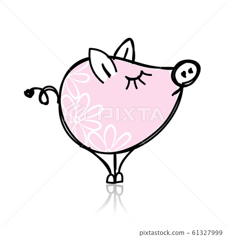 Cute piggy for your design Cute piggy for your design 61327999