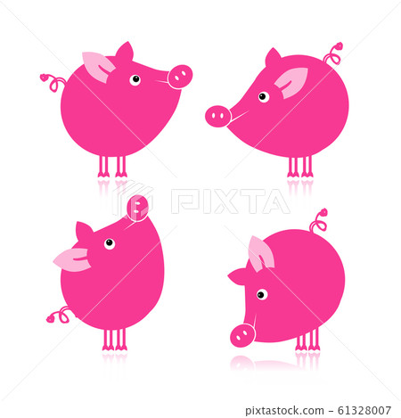 Cute piggy for your design Cute piggy for your design 61328007